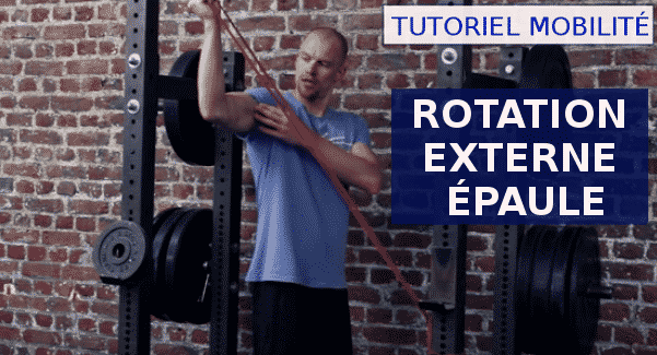 TUTORIEL ROTATION EXTERNE ÉPAULE