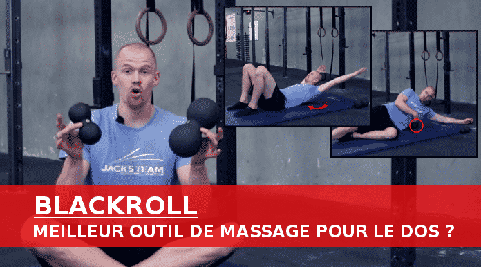 BLACKROLL - ROULEAU DE MASSAGE - DOS